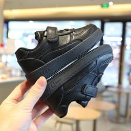 Tenis Sneakers Kids Spring/Autumn New Boys Girls Sports Shoes Casual Board Shoes Leather Soft Soled Children Small White Shoes