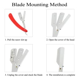 Meisha 100pcs Double-sided Razors Blades Stainless Steel Shaver Blades Men Double Edge Razor Sharp Thin Blade Face Care C0011A