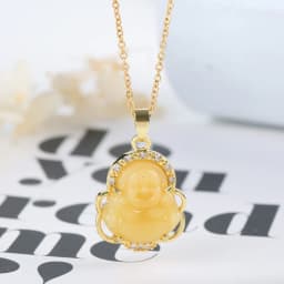 New Design Of Religious Geometry Buddha Peace Blessing Pendant Necklace Fashion High Quality Stainless Steel Chain For Men Women