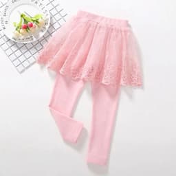 Girls Leggings Spring Autumn Skirt-Pants Lace Princess Kids Trousers Children Pants