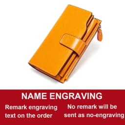 New Rfid Long Women Wallets Clutch Zipper Coin Pocket Female Print Wallet Quality Card Holder Genuine Leather Women Purse
