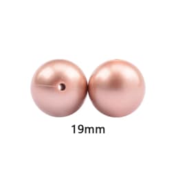 LOFCA 50Pcs Metallic Silver Color Print 12/15/19mm Silicone Loose Beads DIY Chewable Teething Beads BPA Free Baby Teether
