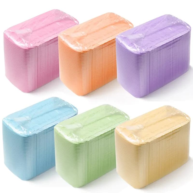 50pcs/Pack Nail Art Table Mat Disposable Clean Pads Beauty For Nails Care Polish Waterproof Tablecloths Manicure Tool Lint Paper
