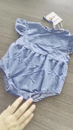 Baby Girls Rompers Toddler Ruffles Romper Cotton Denim Fly Sleeveless Summer Bodysuit Sunsuit Outfits Newborn Infant Jumpsuit