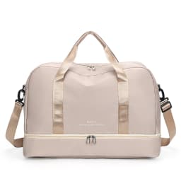 Expandable Travel Duffle Bag for Women, Sports Handbag, Fitness Bag, Large Capacity, One Shoulder Weekend Overnight Bag