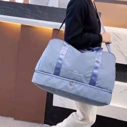 Expandable Travel Duffle Bag for Women, Sports Handbag, Fitness Bag, Large Capacity, One Shoulder Weekend Overnight Bag