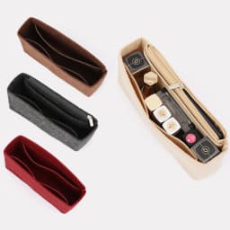 Felt Cloth Bag liner Multi-functional Travel Insert Bag Makeup Organizer Shape lined Bag Super Cosmetic Bags For Marmont