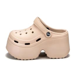 Women's Wedges Heel Sandals Summer 2026 Closed Toe Chunky Platform Sandalias Mujer Hollow Out Thick Sole Non-slip Slides Ladies