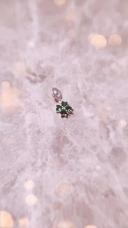 Green Heart Cloverleaf Dangle Charm Lucky Pendant Women Summer 925 Sterling Silver Fine Jewelry