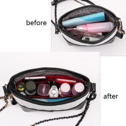 Felt Cloth Liner Bag For GABRIELLE Handbag Women Makeup Organizer Felt Insert Bag Liner Travel Organizer Portable Cosmetic Bag