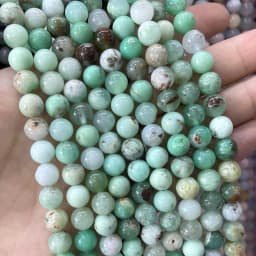 4 6 8 10MM Natural Australia Chrysoprase Jades Stone Round Loose Beads Size For Jewelry Making DIY Bracelet Necklace Accessories