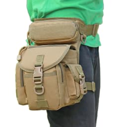 Men Waist Fanny Pack Leg Bag Military Tactical Motorcycle Rider Camera Sports Travel Nylon Male Bum Hip Belt Thigh Fanny Bags