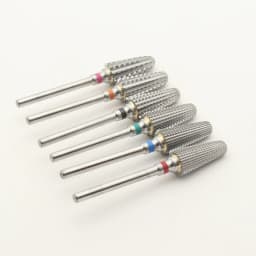 New! 5 in 1 Tapered Safety Carbide Nail Drill Bits With Cut Drills Carbide Milling Cutter Manicure Remove Gel Nails Accessories
