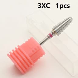 New! 5 in 1 Tapered Safety Carbide Nail Drill Bits With Cut Drills Carbide Milling Cutter Manicure Remove Gel Nails Accessories