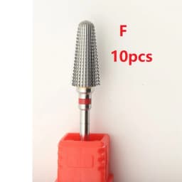 New! 5 in 1 Tapered Safety Carbide Nail Drill Bits With Cut Drills Carbide Milling Cutter Manicure Remove Gel Nails Accessories