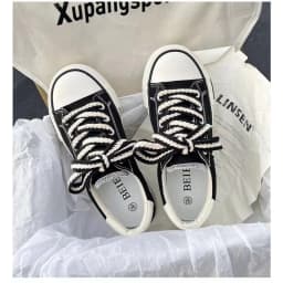 2023 New Spring Platform Vulcanized Shoes Fashion Women Canvas Shoe Casual Flat Sneakers Female Comfort Sneaker Zapatos Mujer