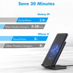 30W Qi Wireless Charger Stand Fast Charging Dock Station Phone Holder For iPhone Pro X XS Max XR Samsung Huawei Xiaomi