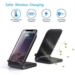 Fast Wireless Charger for Samsung S22 S21 Quick Charging Stand For iPhone 14 13 12 11 Pro Max XS XR X 8 Plus Xiaomi 11