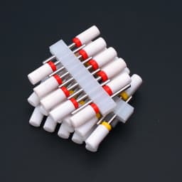 10pc/Set Milling Cutter Ceramic Nail Drill Bits Electric Manicure Files Kit Cuticle Remove Burr Gel Polish Tools Accessories