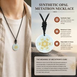 Natural Crystal Stone Metatron's Cube Multidimensional Pendants Mythology Angel Mysterious Divine Symbols Reiki Energy Necklaces