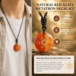 Natural Crystal Stone Metatron's Cube Multidimensional Pendants Mythology Angel Mysterious Divine Symbols Reiki Energy Necklaces