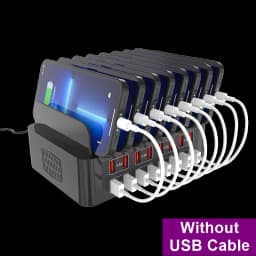 150W Universal Multi USB Type C Fast Charger 16 Port 3.5A MAX Charging Station Stand For Ipad Iphone 17 16 Samsung Xiaomi Tablet