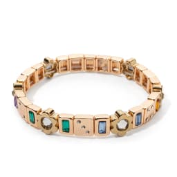 2023 Summer New Design Gold Color Braceets For Women Flower Charms Beaded Bangle Gift Boho Hand Happy Jewelry