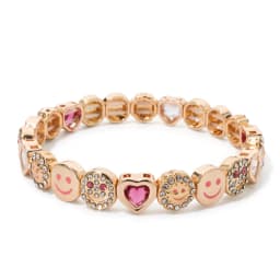 2023 Summer New Design Gold Color Braceets For Women Flower Charms Beaded Bangle Gift Boho Hand Happy Jewelry