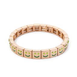 2023 Summer New Design Gold Color Braceets For Women Flower Charms Beaded Bangle Gift Boho Hand Happy Jewelry