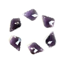 Wholesale 10PCS Multi Color Double Sided Crystal Glass Maple Leaf Loose Spacer Beads DIY Earrings Necklace Pendant Jewelry Gifts