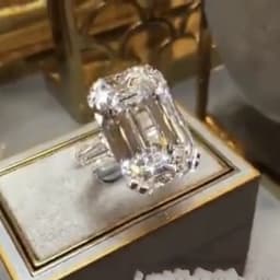 Luxury 925 Sterling Silver Wedding Engagement Simulated Diamond White Gold Ring Fine Jewelry Wholesale