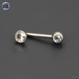 Starose Implant Grade ASTM F136 Titanium Dermal Piercing Female VCH Piercing Ornament Vertical Clitoral Hood Belly Eyebrow Ring