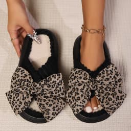 2024 Autumn Winter New Women Home Slippers Open-Toe Cross Band Linen Soled Indoor Slides Linen Soled Non-Slip Bathroom Slippers