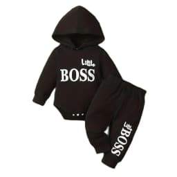 3-24 Months Newborn Baby Boy Clothing Suit Long Sleeve Hooded Romper+Pants Spring&Autumn Sports Style Toddler boy 2PCS Clothes