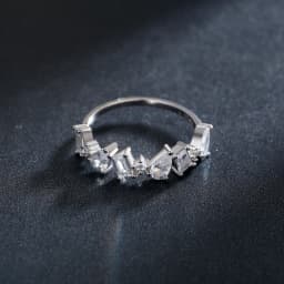 MODIAN Solid 925 Sterling Silver Sparkling Geometric Clear CZ Finger Rings for Women Luxury Wedding Band Silver Fine Jewelry