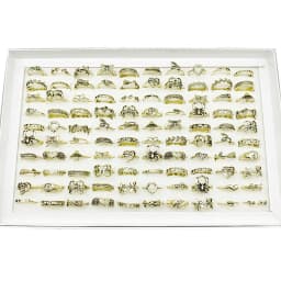 50000 Style Different Finger Rings Wholesale In Stock 100pc/Lot Hot Vintage Silver Gold Color New Alloy Joint Ring Party Women