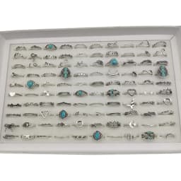 50000 Style Different Finger Rings Wholesale In Stock 100pc/Lot Hot Vintage Silver Gold Color New Alloy Joint Ring Party Women