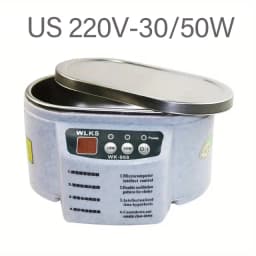 Ultrasonic Cleaner 30/50W Sonicator Bath 40Khz Degas for Watches Contact Lens Glasses Denture Teeth Electric Makeup Razor