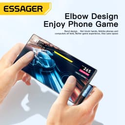 Essager 7A USB C Cable For OPPO 100W Fast Charging Cord For Honor Huawei P40 Oneplus Realme 90 Degree Mobile Phone Charging Cord