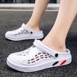 2023 EVA Summer Beach Slides Men Shoes Sandal For Male Casual Sandals Hole Garden Shoes Clogs Mans Footwear