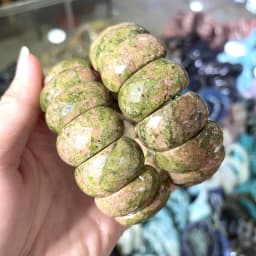 Wholesale 12X24mm Cut Natural Stone Agate Crystal Energy Stone Bracelet Single Layer Hand Sign Men's and Women's Fashion Jewelry