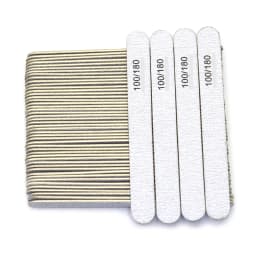 50/100Pcs Professional Grey Nail Files Set Manicure Pedicure Nail Stylist Supplies Disposable Care Manicure Accessories And Tool