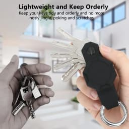 For Apple Airtag Motorcycle Car Keychain Silicone Case Waterproof Multitool Men's Diy Accessories Key Tags Organizer Anti-lost