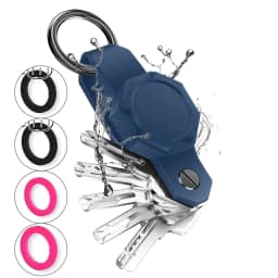 For Apple Airtag Motorcycle Car Keychain Silicone Case Waterproof Multitool Men's Diy Accessories Key Tags Organizer Anti-lost