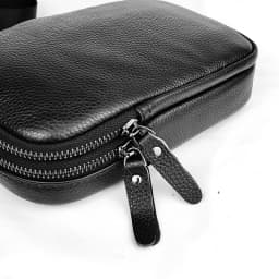 Mens Leather Small Crossbody Bag Shoulder Sling Bag Women Daypacks Chest Bag for Fishing Travel Hiking Backpacks Outdoor Sports
