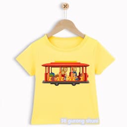 Novelty Design Boys T-Shirts Funny Daniel Tiger’S Neighborhood Cartoon Print Toddler Tshirts Summer Fashion Children’S T Shirts