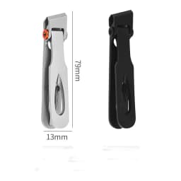 Slanted Nail Clippers Stainless Steel Wide Jaw Opening Manicure Fingernail Cutter Thick Hard Ingrown Toenail Scissors Tools