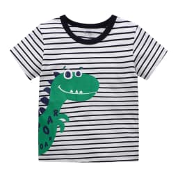 Jumping Meters New Arrival Boys Girls T Shirts With Fish Print Hot Selling Summer Short Sleeve Animals Kids Tees Tops