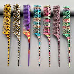 Steel Needle Pointed-tail Comb Hair Salon Hairdressing Combs Barber Perm And Dye Hair Hairbrush Bridal Styling Tools 101 102