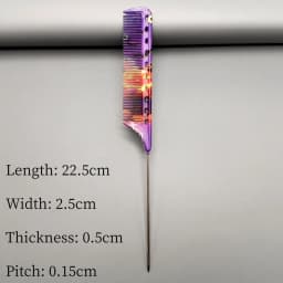 Steel Needle Pointed-tail Comb Hair Salon Hairdressing Combs Barber Perm And Dye Hair Hairbrush Bridal Styling Tools 101 102